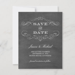 Chalkboard Save the Date