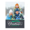 Chalkboard Script Christmas Photo Card