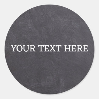 Chalkboard Spice Jar Classic Round Circle Classic Round Sticker