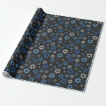 Chalkboard Star of David Hanukkah Wrapping Paper<br><div class="desc">Here we have a wrapping paper that features multiple sized and colored Star of David on a chalboard colored background. This paper is available in multiple sizes and is a match to other wrapping papers, tissue papers, gift bags and a greeting card. This is sure to make a perfect addition...</div>
