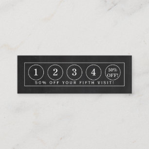 Chalkboard Strip - Loyalty Card