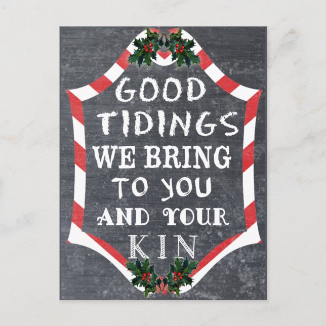 Chalkboard Style Christmas Cards (Front)