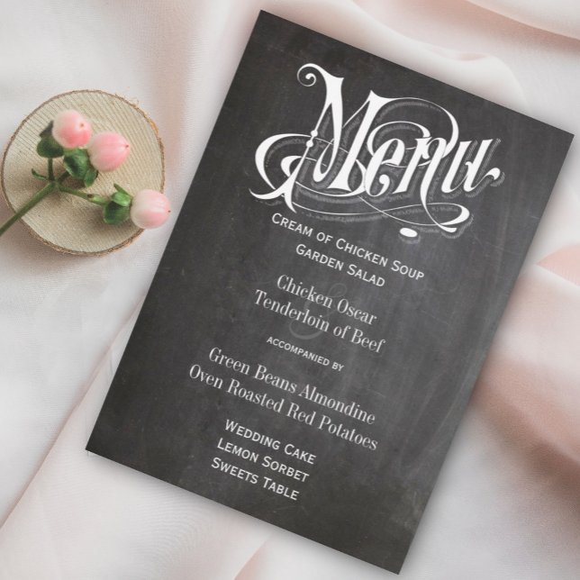 Chalkboard Style Menu (Creator Uploaded)