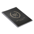 Chalkboard Style Monogram Notebook
