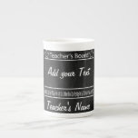 Chalkboard Styled Mug<br><div class="desc">A Tea Cup for your special teacher. ⭐ This Product is 100% Customisable. 99% of my designs in my store are done in layers. This makes it easy for you to resize and move the graphics and text around so that it will fit each product perfectly. Some of the text...</div>