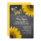 Chalkboard Sunflowers Garden Girl Baby Shower