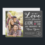 Chalkboard Sweet Love Holiday Photo Card<br><div class="desc">Chalkboard Sweet Love Holiday Photo Card by Orabella Prints.  Please replace the template image with a photo of your own prior to purchasing.</div>