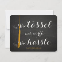 Chalkboard & Tassel Class of 2019 Graduation