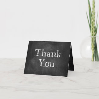 Chalkboard Thank You Cards