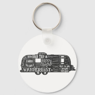 Chalkboard Trailer Key Ring