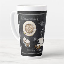 Chalkboard Typography Coffee Chocolate n Desserts