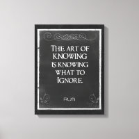 Chalkboard Typography with an Inspirational Quote