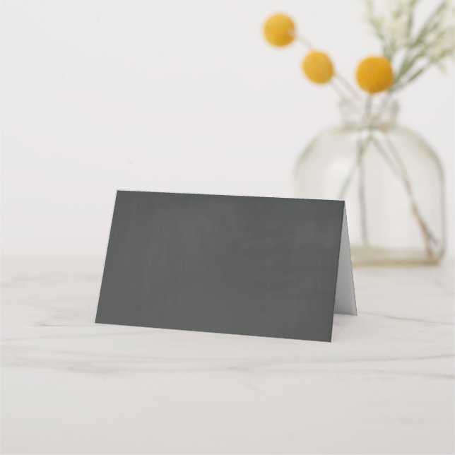 Chalkboard Wedding Folded Place Cards (Front)