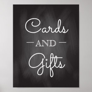 Chalkboard Wedding Sign   Cards and Gifts