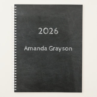 Chalkboard with Custom Date and Name Planner