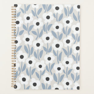 Chalkflower Garden Blue Winter Vibe Planner