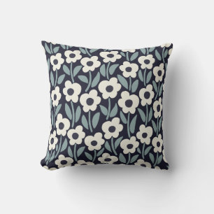 Chalkflower Garden Moody Midnight Cushion