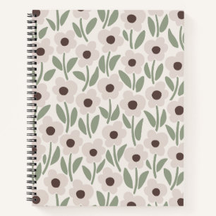 Chalkflower Garden Muted Berry Mix Notebook