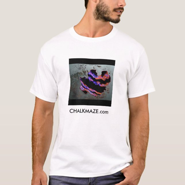 CHALKMAZE Album Cover, CHALKMAZE.com T-Shirt (Front)