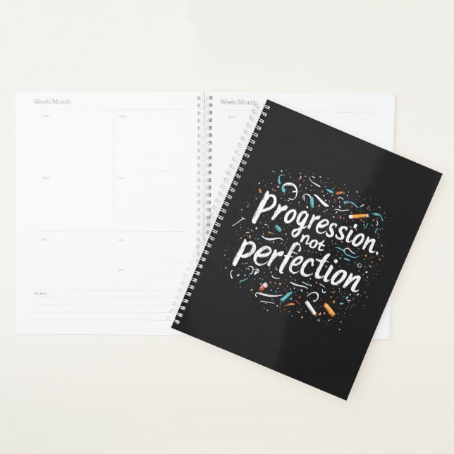 Chalky Progression Not Perfection Back to School Planner (Display)