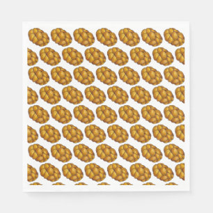 Challah Braided Jewish Bakery Bread Loaf Hanukkah Napkin