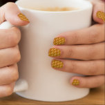 Challah Bread Jewish Holiday Hanukkah Chanukah Minx Nail Art<br><div class="desc">Nail art design features an original illustration of a loaf of challah bread. Great for the Hanukkah holiday! This design is also available on other products. Lots of additional food prints are also available from this shop. Don't see what you're looking for? Need help with customisation? Contact Rebecca to have...</div>