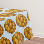 Challah Bread Jewish Holiday Hanukkah Chanukah Tablecloth<br><div class="desc">Tablecloth features an original marker illustration of a loaf of braided challah bread. Perfect for Hanukkah!

Don't see what you're looking for? Need help with customisation? Click "contact this designer" to have something created just for you!</div>