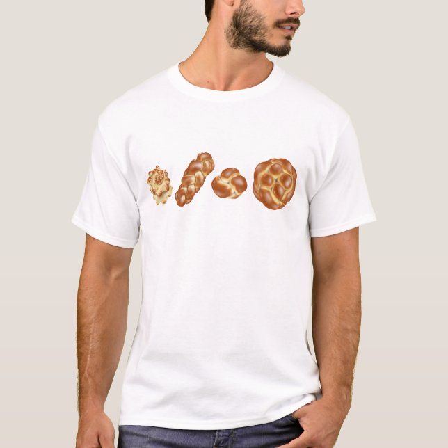 Challah Bread Loaves T-Shirt (Front)