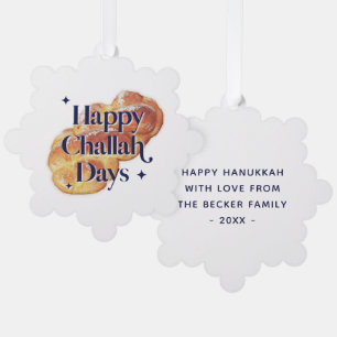 Challah Hanukkah Holiday Card