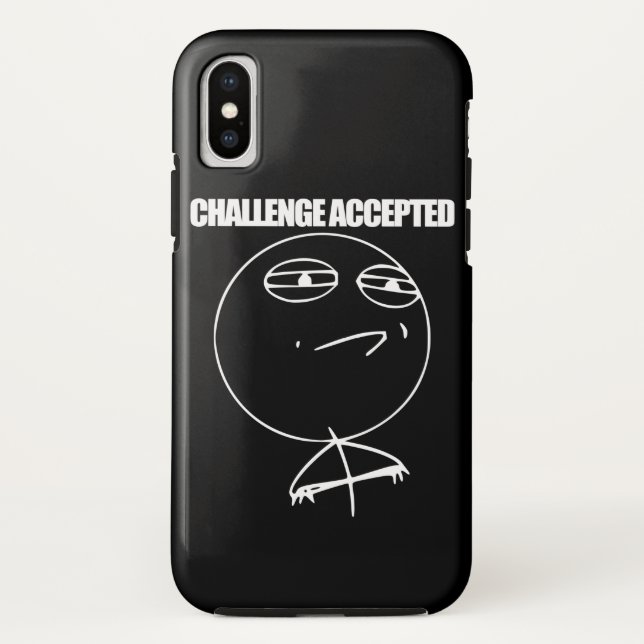 Challenge Accepted Case-Mate iPhone Case (Back)