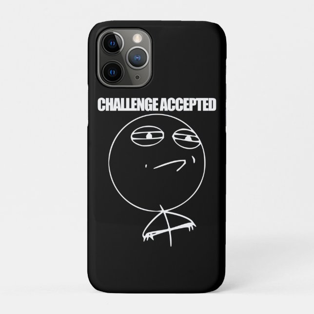 Challenge Accepted Case-Mate iPhone Case (Back)