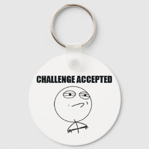 Challenge Accepted Key Ring
