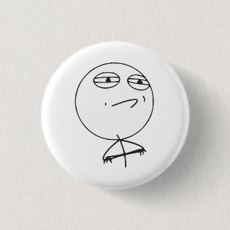 Challenge Accepted Rage Face Comic Meme 3 Cm Round Badge