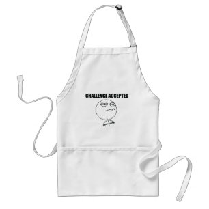 Challenge Accepted Standard Apron