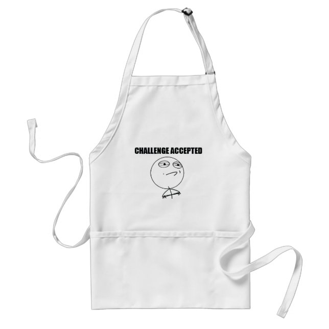 Challenge Accepted Standard Apron (Front)