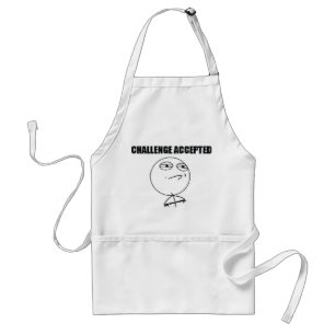 Challenge Accepted Standard Apron