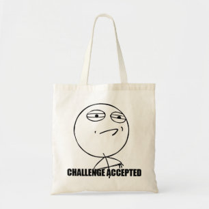 Challenge Accepted Tote Bag