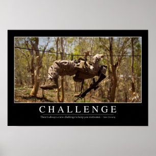 Challenge: Inspirational Quote 2 Poster
