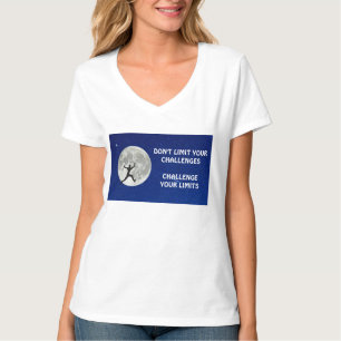 Challenge your limits motivational quote T-Shirt