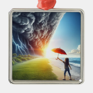 Challenge Your Storms - Maintain Your Joy Metal Tree Decoration