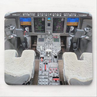 Challenger 300 Instrument Panel Cockpit Mouse Pad