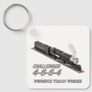 Challenger 4-6-6-4 Locomotive Dual-Sided Key Ring