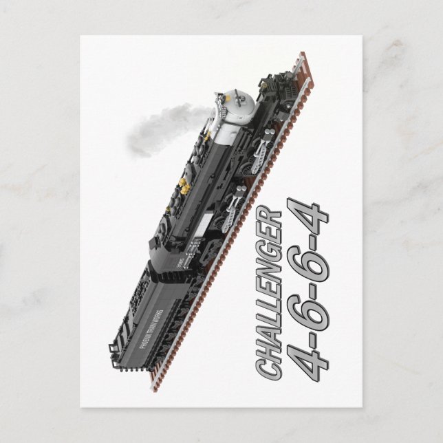 Challenger 4-6-6-4 Locomotive Postcard (Front)