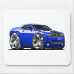 Challenger Blue Car Mouse Pad<br><div class="desc">Mousepad Horizontal Template</div>