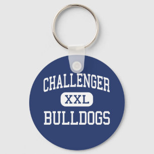 Challenger Bulldogs Middle Glendale Arizona Key Ring