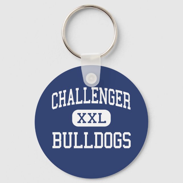 Challenger Bulldogs Middle Glendale Arizona Key Ring (Front)