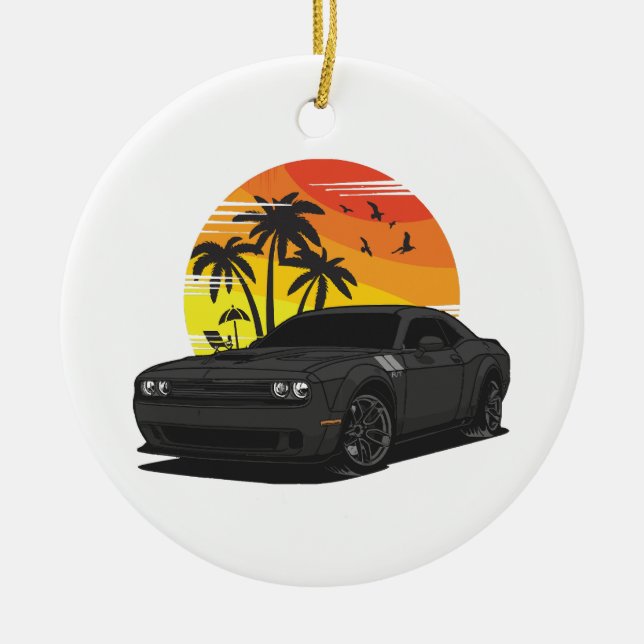 Challenger Ceramic Tree Decoration (Front)
