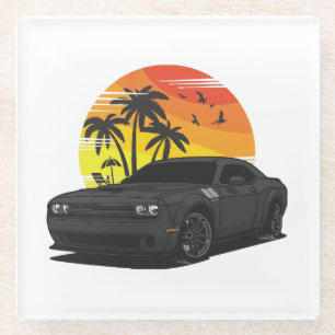 Challenger Glass Coaster