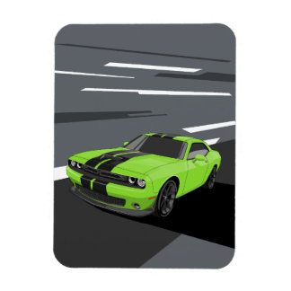Challenger Green Magnet