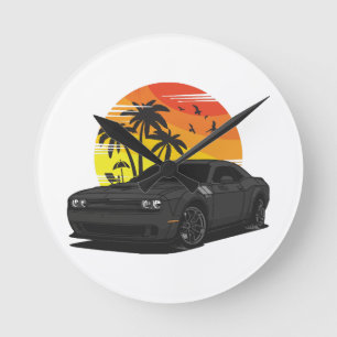 Challenger Round Clock
